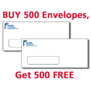 Buy 500 Envelopes, Get 500 FREE 