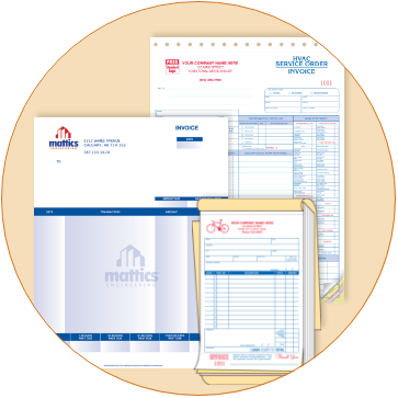 Custom invoice and business forms