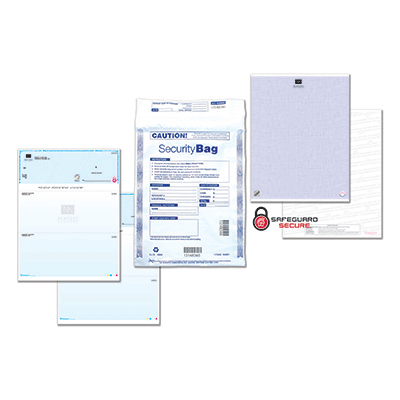 Security checks, tamper evident bags and personalized letterhead image